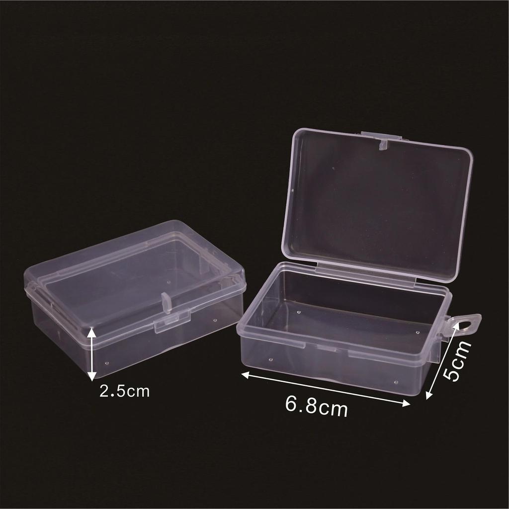 Clear Small Plastic Storage and Jewelry Box