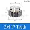 1 PZ 2M 12T-24T Pignone Cilindrico Foro 8/10/12/14/15/16/17/18/19/20/22/24mm Acciaio al Carbonio Pignone Motore con Gradino