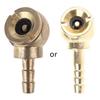 0.6cm Serrure Sur Tous Métal Air Chuck Mini Compresseur Pneu 12 Fin Connecteur