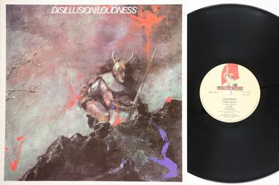LP Record LOUDNESS  Disillusion MFN22 MUSIC FOR NATIO 1984 UK Metal Used