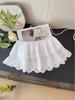 2026 Spring Ruffle High Waist A-Line Layered Crochet Embroidered Skirt for Women