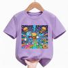 Kids 67 Themed Colorful Print TShirt Soft Cotton Fabric Breathable and Comfortable Ideal for Toddlers and Childrendf0311