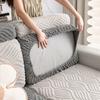 Striped Thick Suede Anti-Fouling Wear-Resistant Non-Slip Sofa Winter Sofa Cushion Cover Universal Sofa Cover