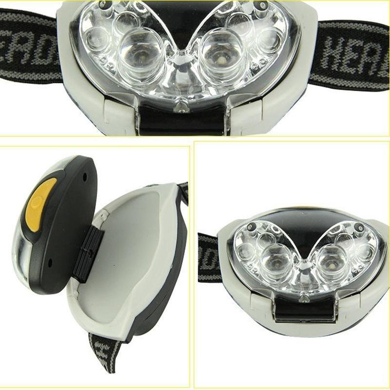 Новий міні-водонепроникний світлодіодний ліхтарик Налобний ліхтар 3 режими Батарея Сова Риболовля Кемпінг налобний ліхтар Портативний