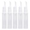 5 Pcs Airless Pump Jars Travel Foundation Container Eye Cream Dispenser Empty Refillable Cosmetic Pu