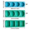 Square Soap Resin Molds Handmade Round Soap Silicone Moulds for DIY Making Lotion Bars Bath-Bombs Steamer Lotion Bars
