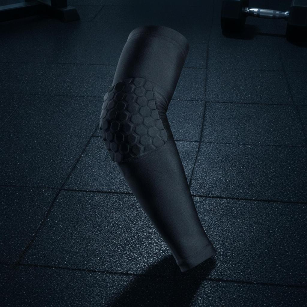 Compression Arm Sleeve with Elbow Pad Safeguarding Sleeves Lightweight