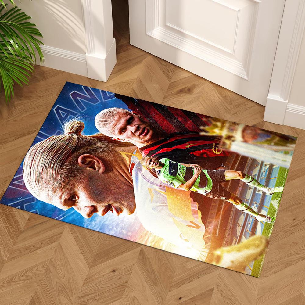 Haaland Area Rug Design for Foyer Study room Decorate room Hallway Antislip Carpet Anime Office Decor Perfect Gift for Valentine's Wedding Birthday