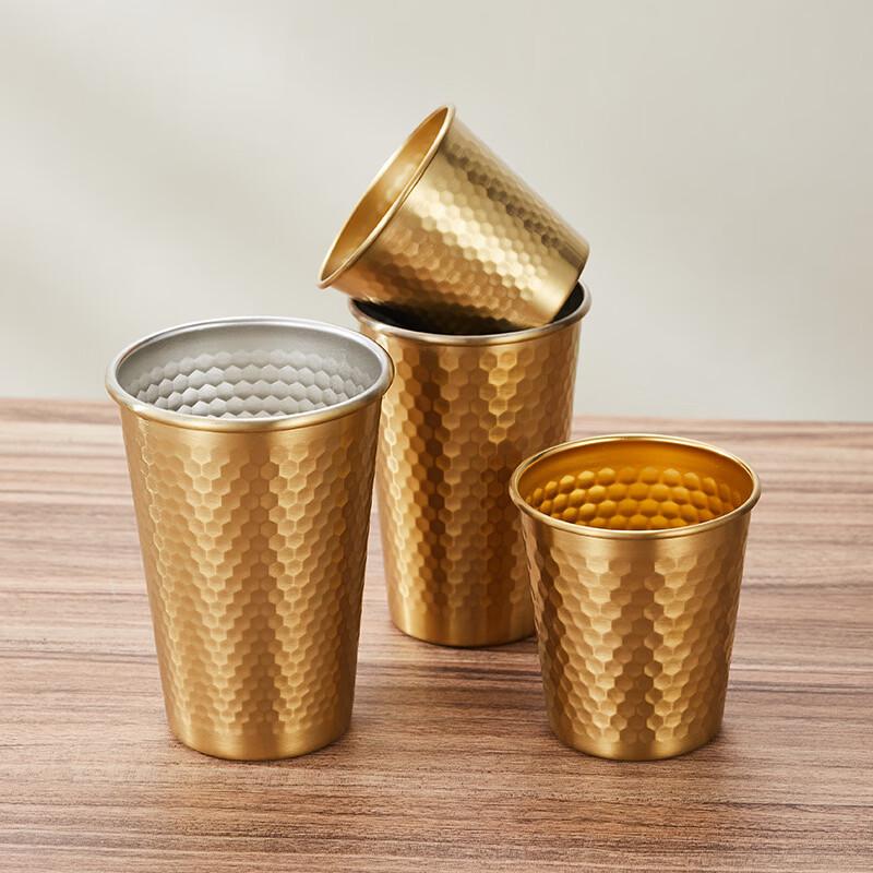 304 Stainless Steel Diamond Pattern Multi-purpose Cup