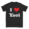 Funny I Love Yaoi T-shirt  Round Neck Casual Short Sleeve Streetwear T-shirt Birthday Gift Top