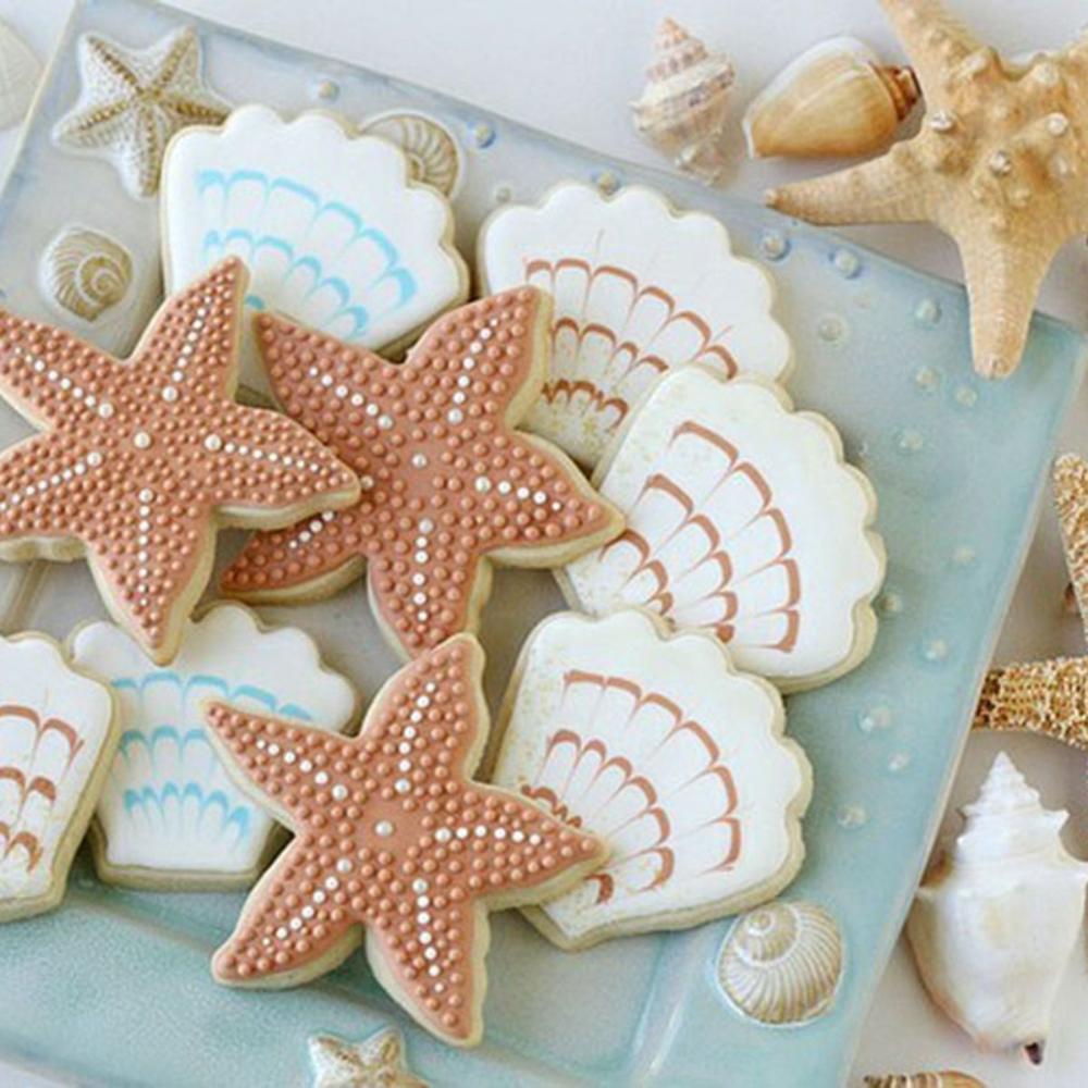 Under the Sea Stainless Steel DIY Cookie Cutter Ocean Creatures Baking Tools Biscuit Mold