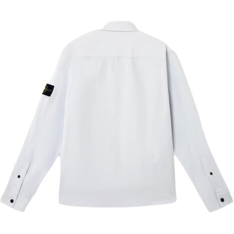 STONE ISLAND Ss25 Chest Pocket Design Casual Long Sleeve Shirt Men Shirts K1S151200113-V0041