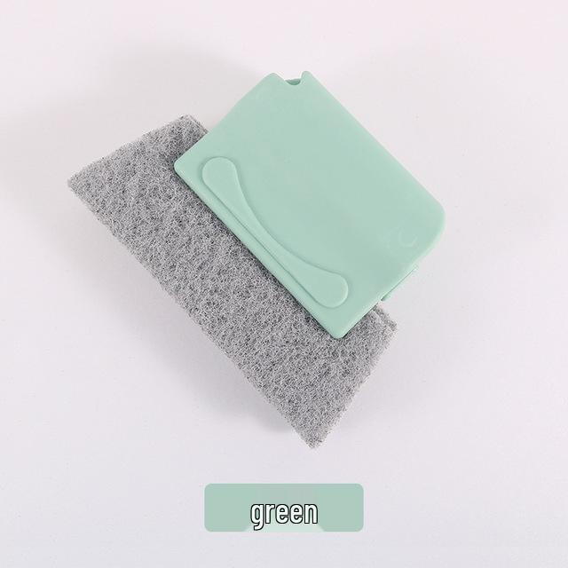 

Multifunctional Window Crevice and Sill Cleaning Brush Tool зелёный