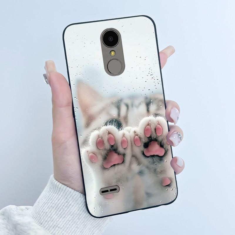 Casing For LG K4 2017 X230/LG K8 2017 X300 Slim Case Aesthetic Luxury Cute Cool Boys Girls Black Matte Soft Silicone Back Cover