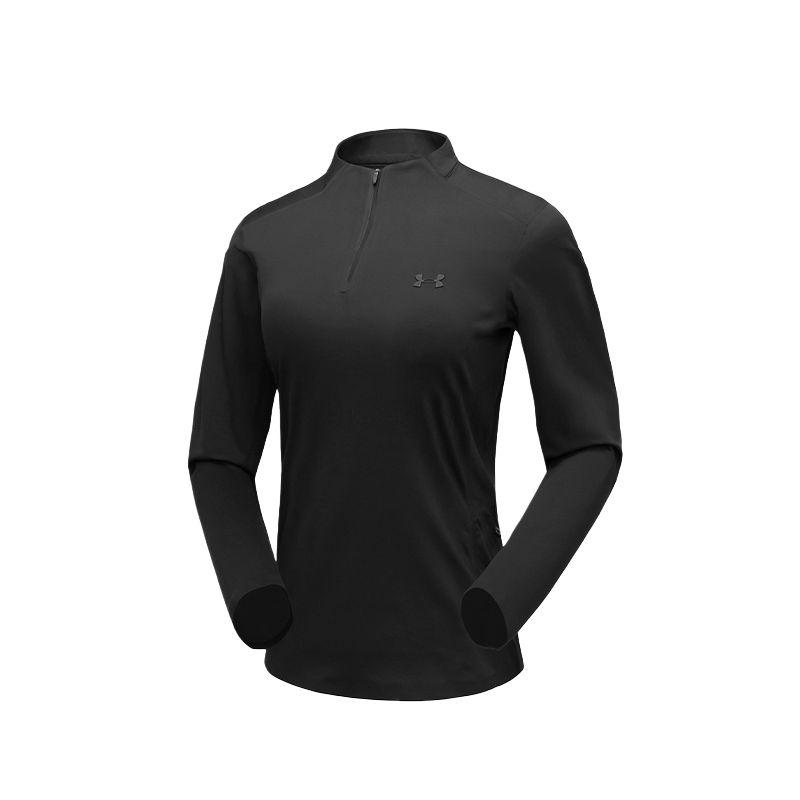 Under Armour Outdoor Lightweight Stand Collar Long Sleeve T-Shirt Women Tops 15127225-0033