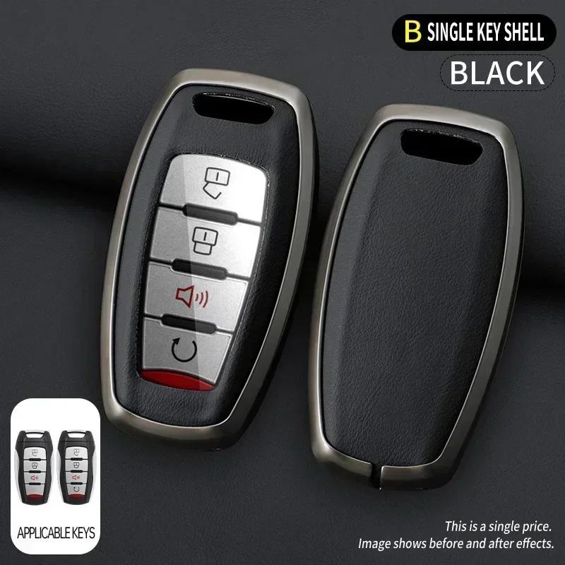 

zinc alloy For Great Wall Poer GWM Ute Cannon Pao P Series Car Key Cover Case Protect Skin Holder Shell Keychain Accessories