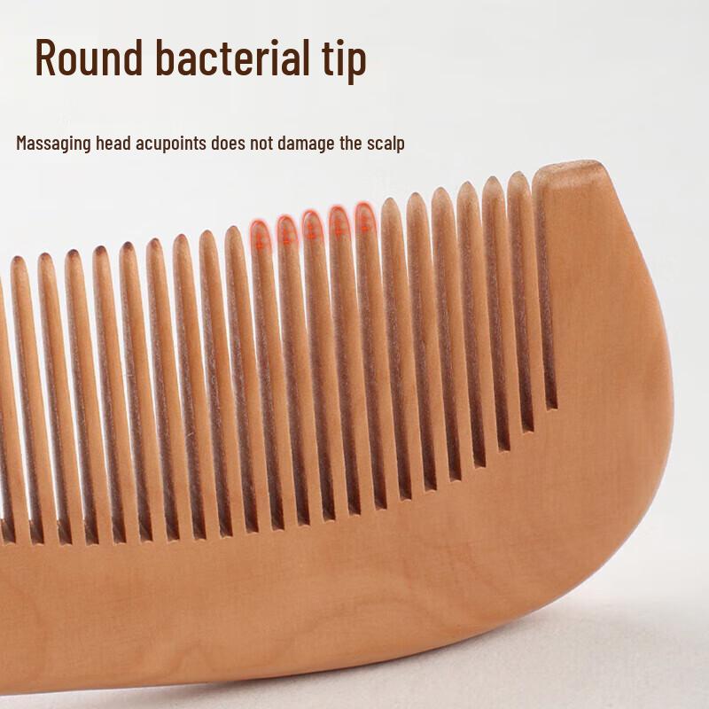 Mibodi Natural Peach Wood Comb Set