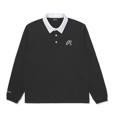 MALBON GOLF M Classic Cleric T-Shirt Black (Man)