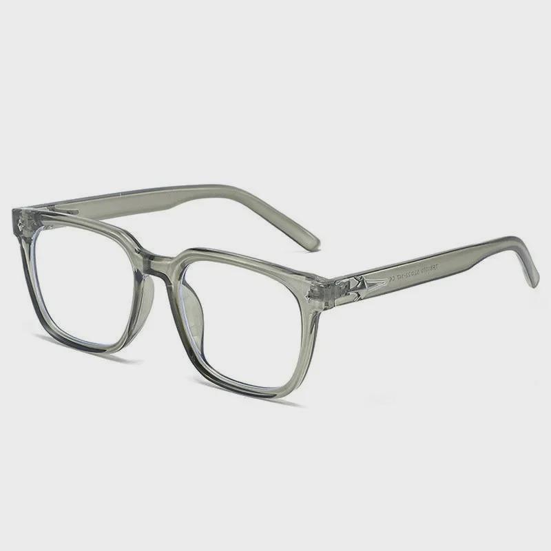 Damen Retro Quadratische Brille mit schwarzem Rahmen: Make-up-freies Werkzeug für eckige und runde Gesichter, kompatibel mit Korrektionsgläsern