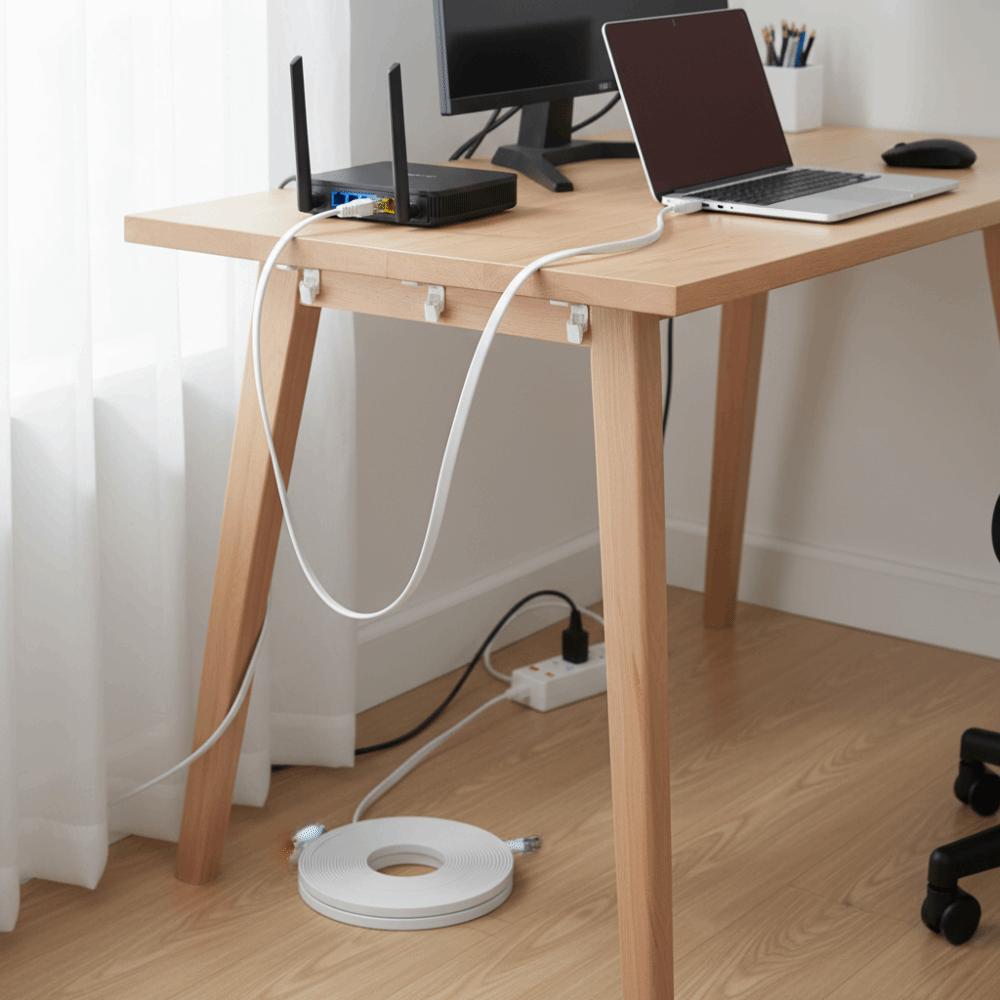 Gigabit High Speed Cat6 Ethernet Cable Flat Design RJ45 Cable LAN Network Cable PC Connection