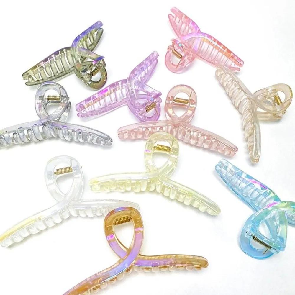 Transparent Holographic Hair Clip 10-Piece Set 10-piece set