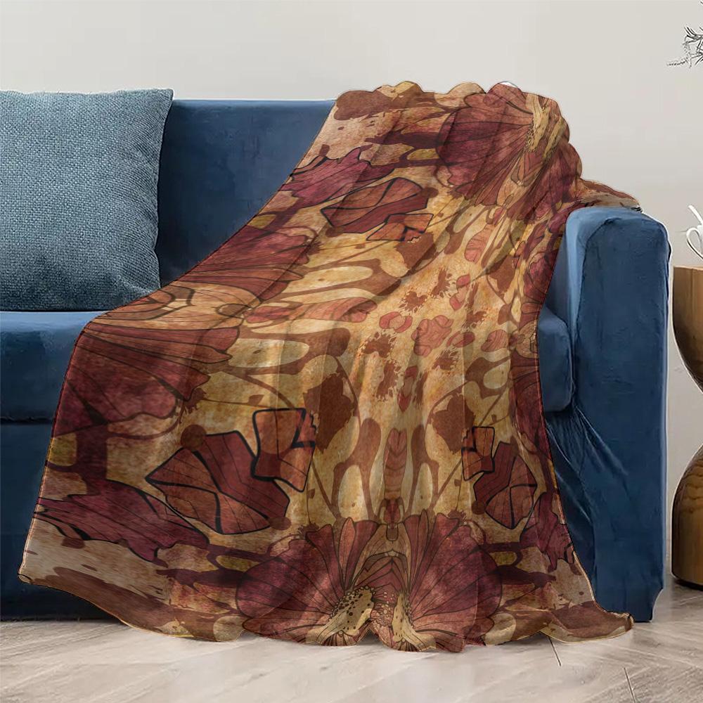 Vintage Floral Tapestry Throw Blanket Ethnic Pattern Bohemian Home Decor Wall Hanging Sofa Cover Gift