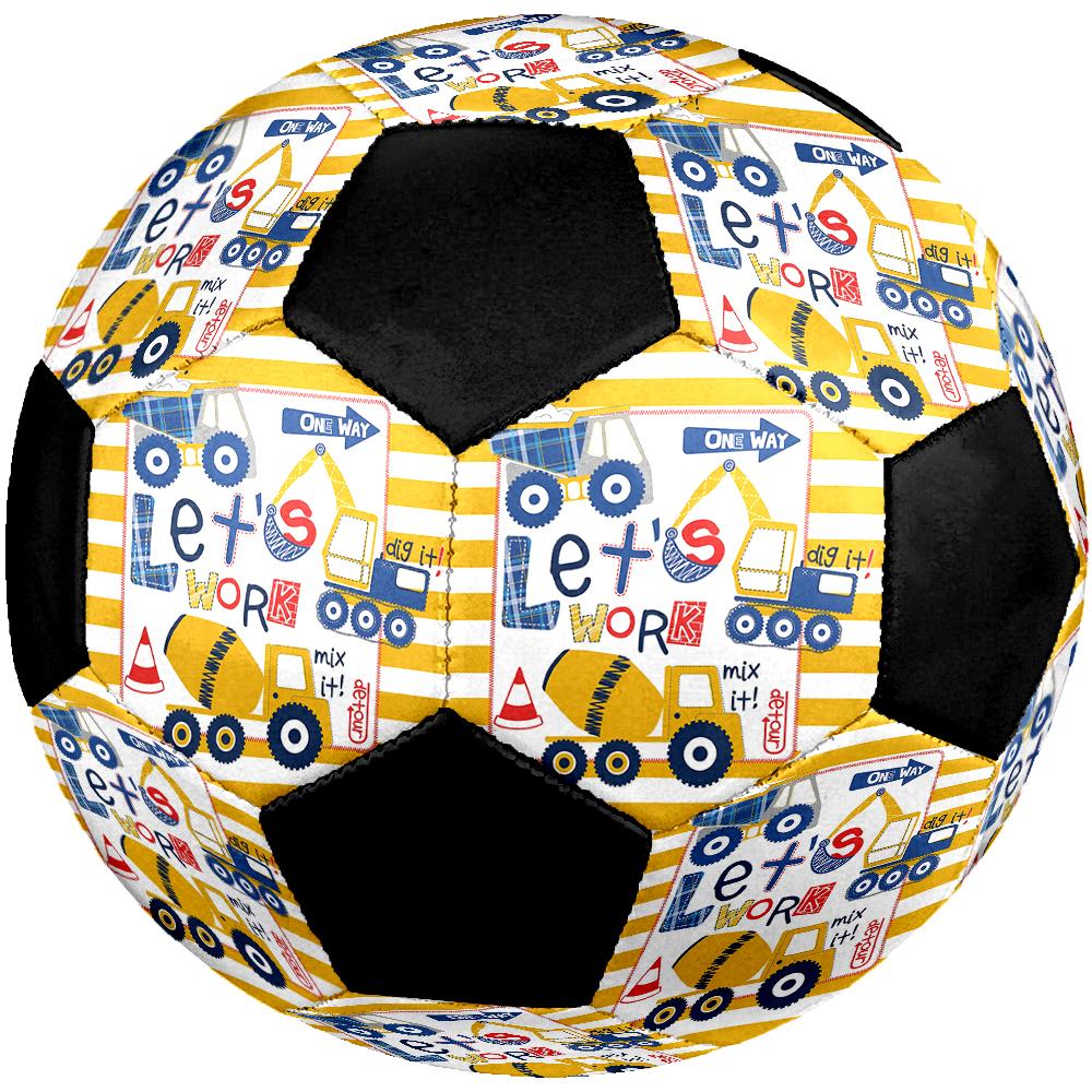 Excavator Theme Size 5 Soccer Ball, Suitable for Both Indoor and Outdoor Matches, a Gift Suitable for Everyone.