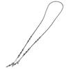 Nagoya Eyeglasses Glasses Chain, Eyeglass Chain with Pearl Beads, Made in Japan, 099050 (Gray 01)