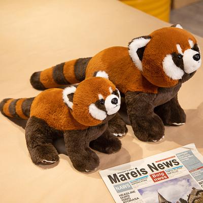 Cute Posing Raccoon Doll Plush Toys Children Sleeping with Pillows for Girls Holiday Gifts Rag Dolls
