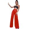 2025 Women's High-Waist Sequin Wide-Leg Summer Pants - European & American Casual Fashion