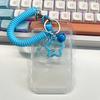 Heavy Duty Retractable ID Card Holder with Keychain & Wrist Strap - Secure Locking Anti-Theft Design for Students