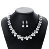 Earrings Jewelry Set Shiny Pearl Jewelry Set Rhinestone Necklace Set Eye-Catching Luxury Wedding Jewelry For Banquet Gift