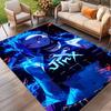 Jinx Print Rug, Washable Floor Carpet, For Entryway Dorm Laundry Room Office Study, Home Decor Birthday Christmas Gift