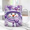3D Christmas Christmas Ceramic Coffee Mug Tea Cup Snowman Christmas Hat Mug