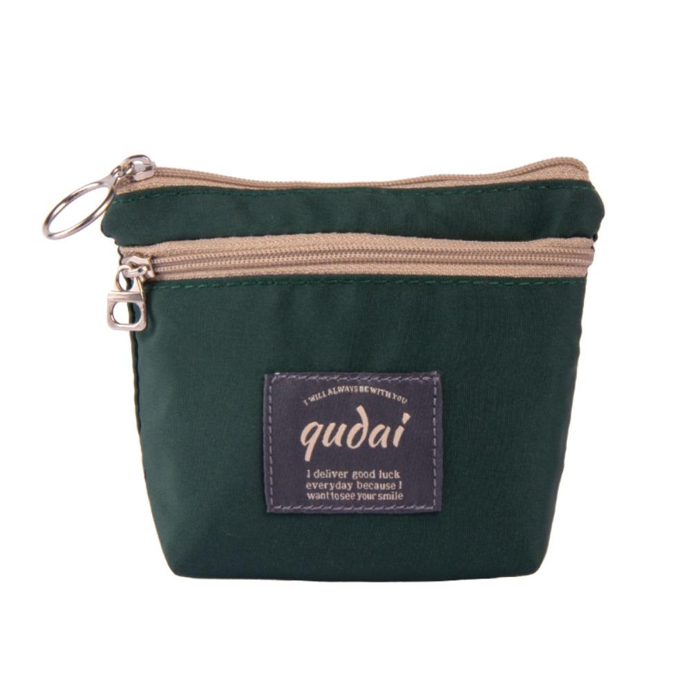 Кошелек для карт Милый кошелек-нулевик Корейский стиль Маленькая косметичка Простая мини-сумка для хранения Путешествия зелёный