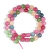 1 Strand 6/8/10mm Natural Stone Tourmaline Beads Colorful Round Loose Beads For DIY Jewelry Making Necklace Bracelets Supplies
