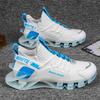 Spring New Men's Shoes Casual Sports Shoes Men's Blade Running Shoes Flying Mesh Big Mens Shoes