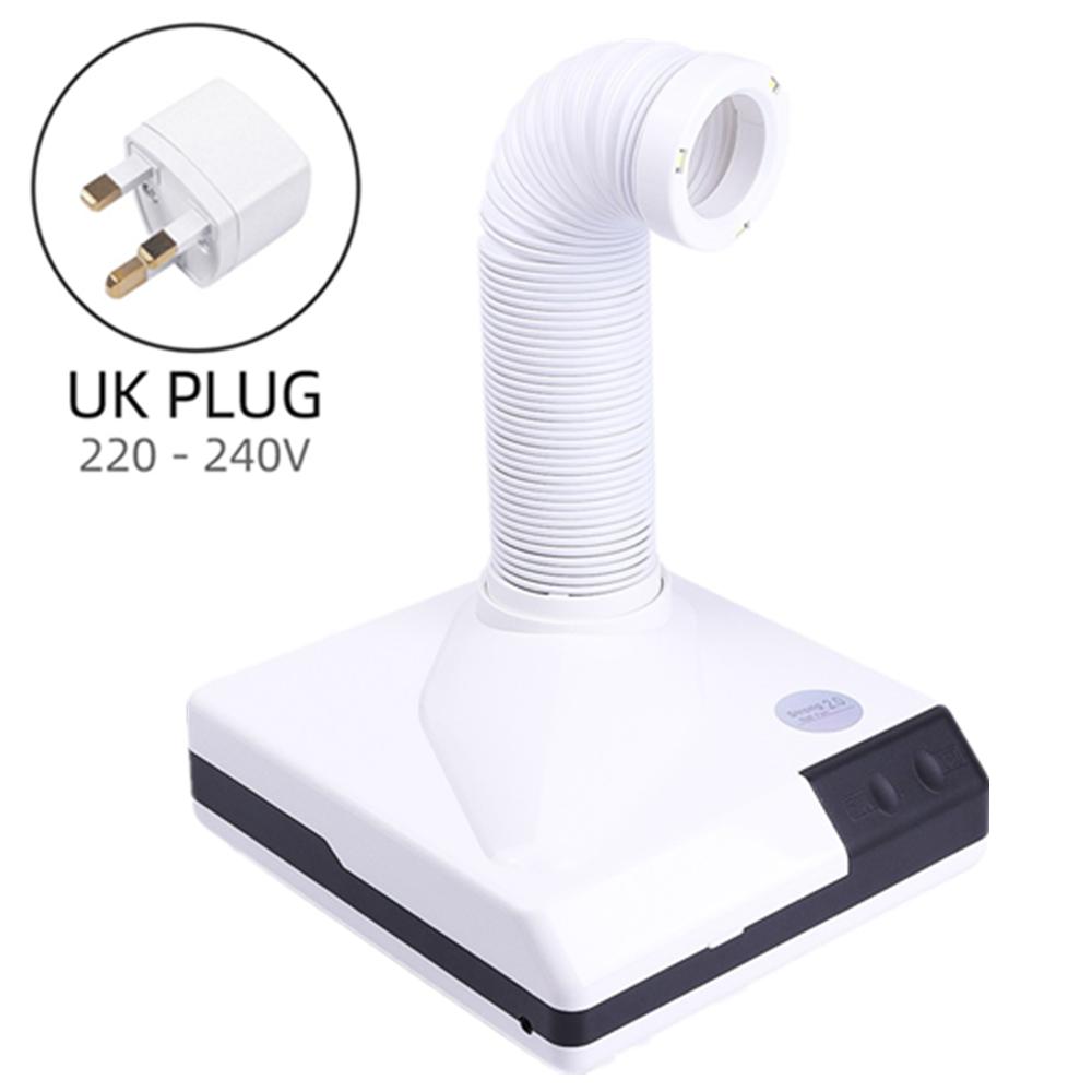 

Foreverlily 60 Вт двойной пылесборник для ногтей выдвижной локтевой дизайн пылеуловитель вентилятор пылесос для ногтей с трубкой