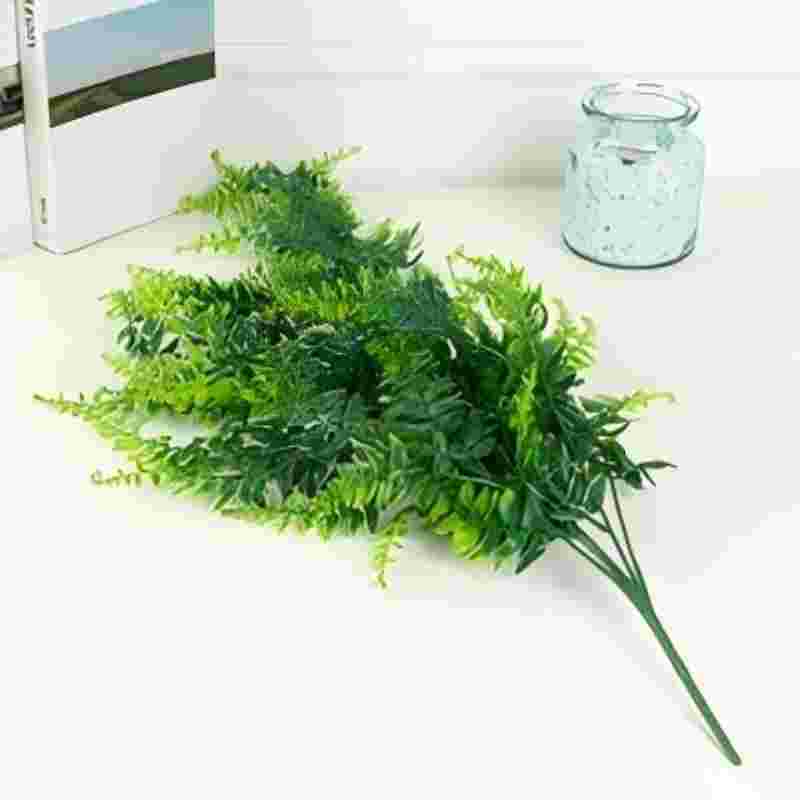 Artificial Persian Fern Vine - Hanging Plastic Plant for Home, Room, Wall, Balcony Decor - Ideal for Weddings & Parties