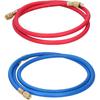 2Pcs Refrigerant Charging Hose, AC Charging Hoses Tube, Fluoride Adding Tube for Air Conditioner Outside Unit Repair Tool (R410 special 1.5 meters)