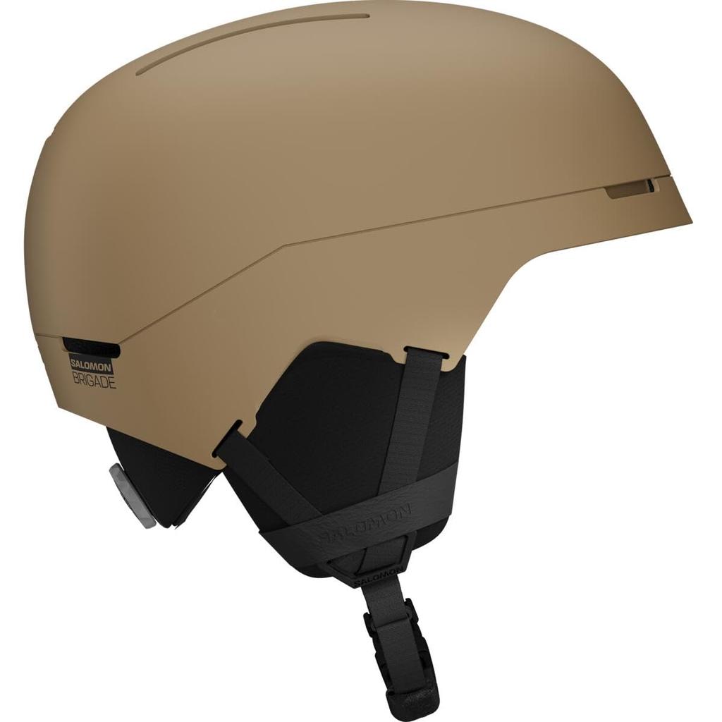 Salomon BRIGADE MIPS Unisex Sepia Tint Ski/Snowboard Helmet, Adult, L47666100, S,