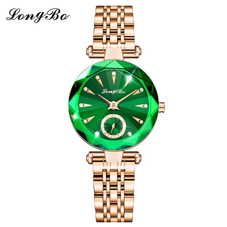 Longbo Women s Waterproof Fashion Quartz Watch with Live Broadcast and Minimalist Design