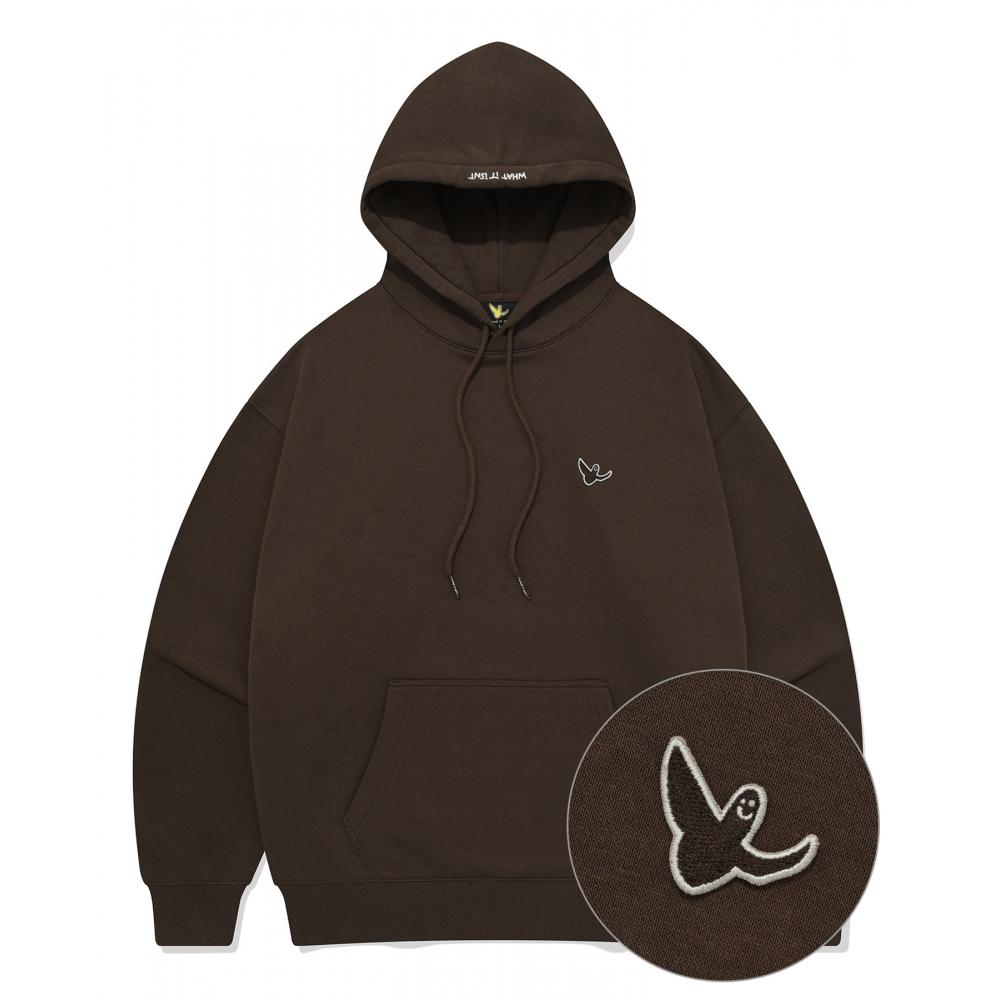 

WHATITISNT 23FW Angel Wappen Hood Коричневый