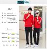 Trendy Three-Stripes Unisex Sports Suit: Customizable LOGO for Spring & Autumn