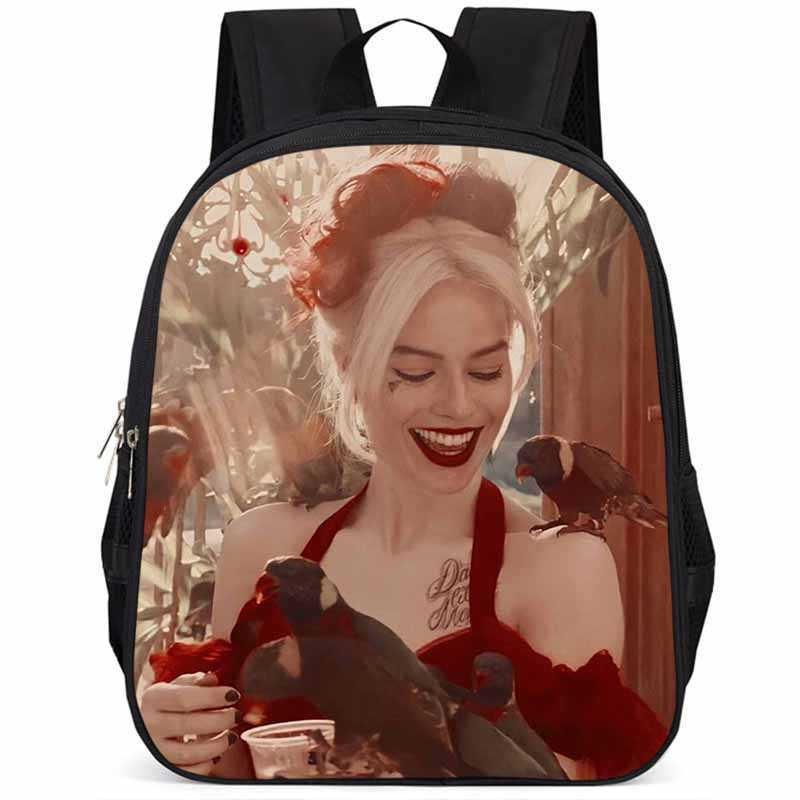 Spacious 15 Inch Harley Quinn Backpack Large Capacity Lightweight Oxford Fabric