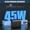 PD 45W Super szybka ładowarka do Samsung Galaxy S24 Ultra S23 S22 S21 S20 Note 10 20 Plus A54 A53 5G USB typu C szybki kabel ładujący