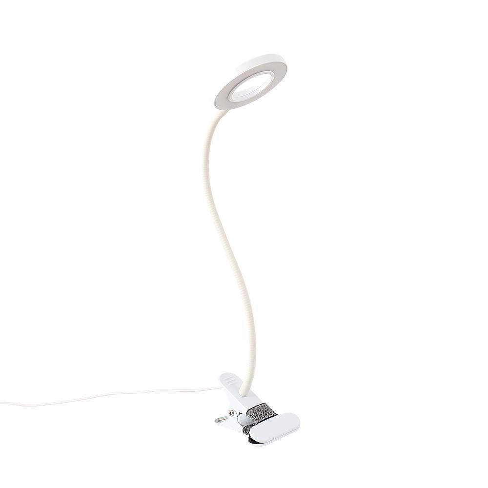 Modern Ring Style 3 Modes Dimmable Mini Beside Desk Lamp Flexible Arm Eye Protection Desk Lamp for Kid