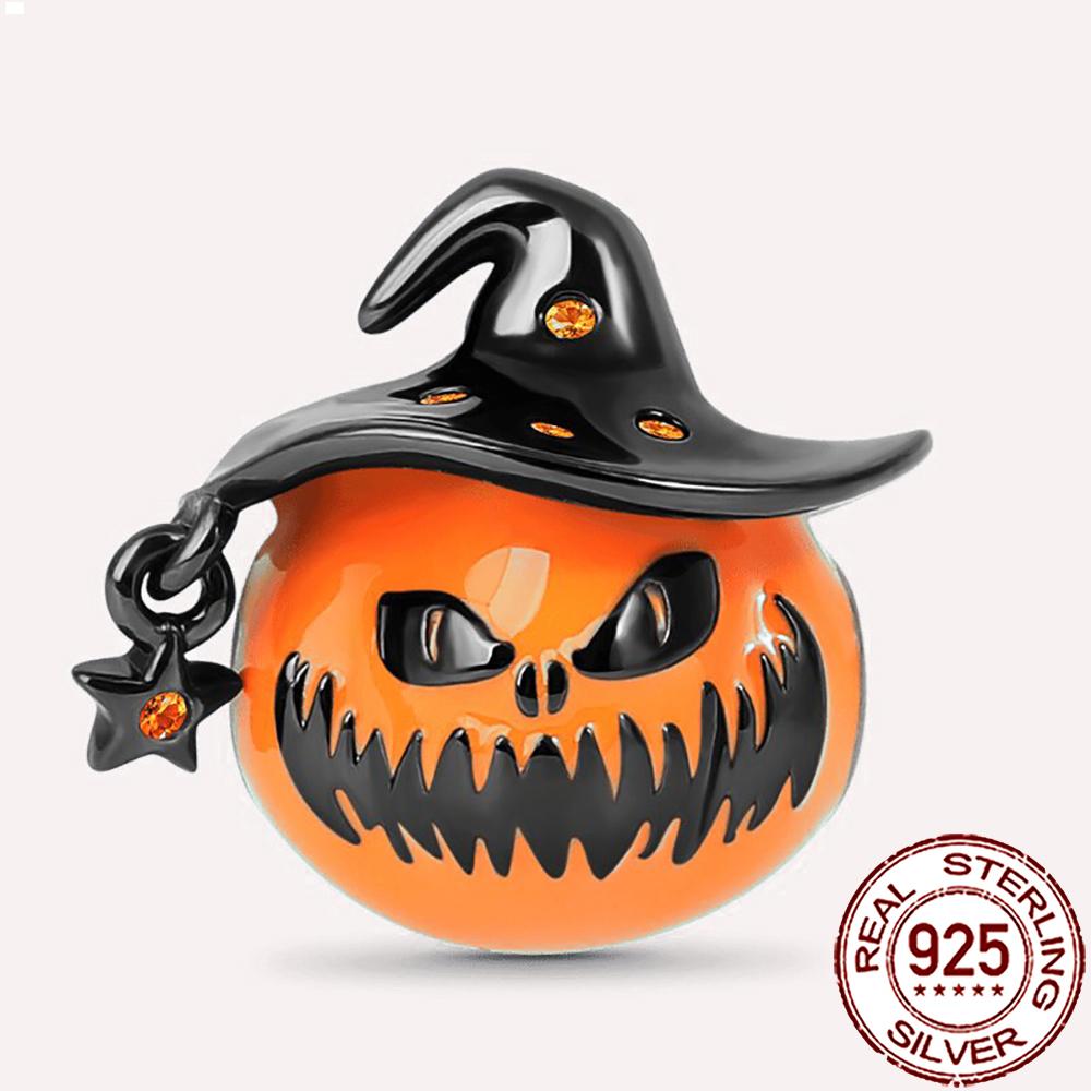 Gothic Charms Copper Halloween Nightmare Skull Skeleton Voodoo Doll Beads Fit Bracelet Necklace Diy Jewelry