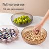 Abay Light Luxury PET Plastic Fruit and Snack Plate