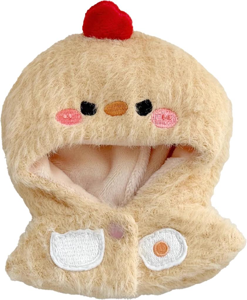 Fluffy Animal Kigurumi (10cm) Chick Plush Clothes, Kigurumi Accessories, Otaku Activities, Doll Mascot, Kpopdoll Costume [Used]